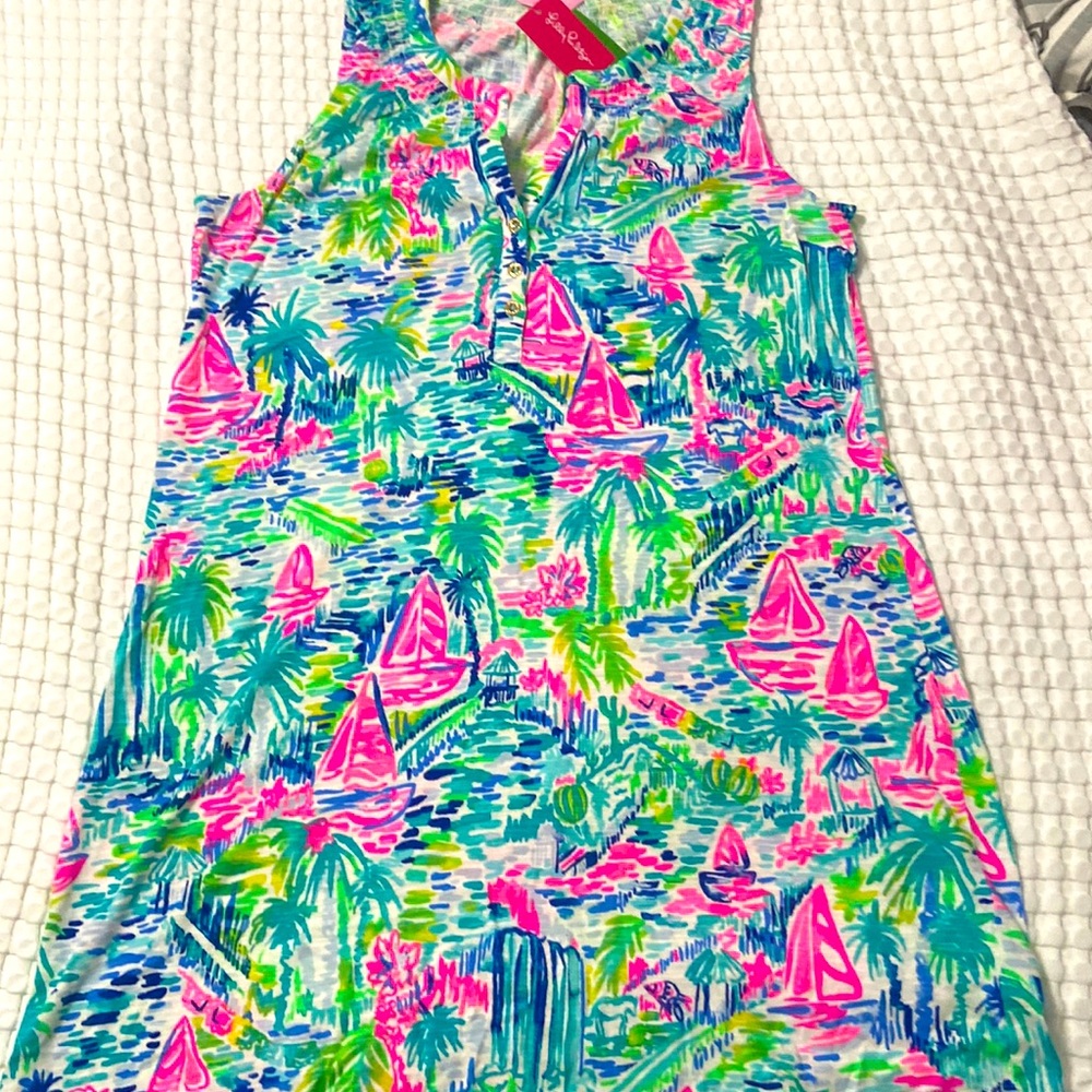 Lilly Pulitzer salt in the air Essie dress, NEW